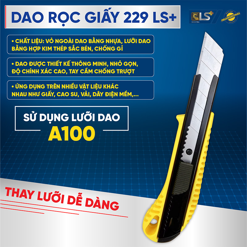 Dao Rọc Giấy 229 LS+