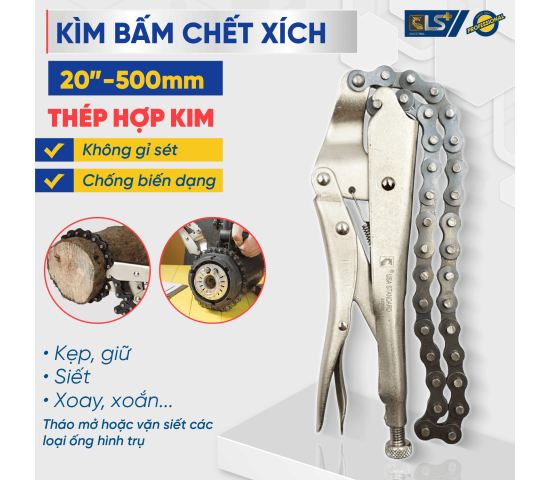 Kìm Bấm Chết Xích 20" LS+
